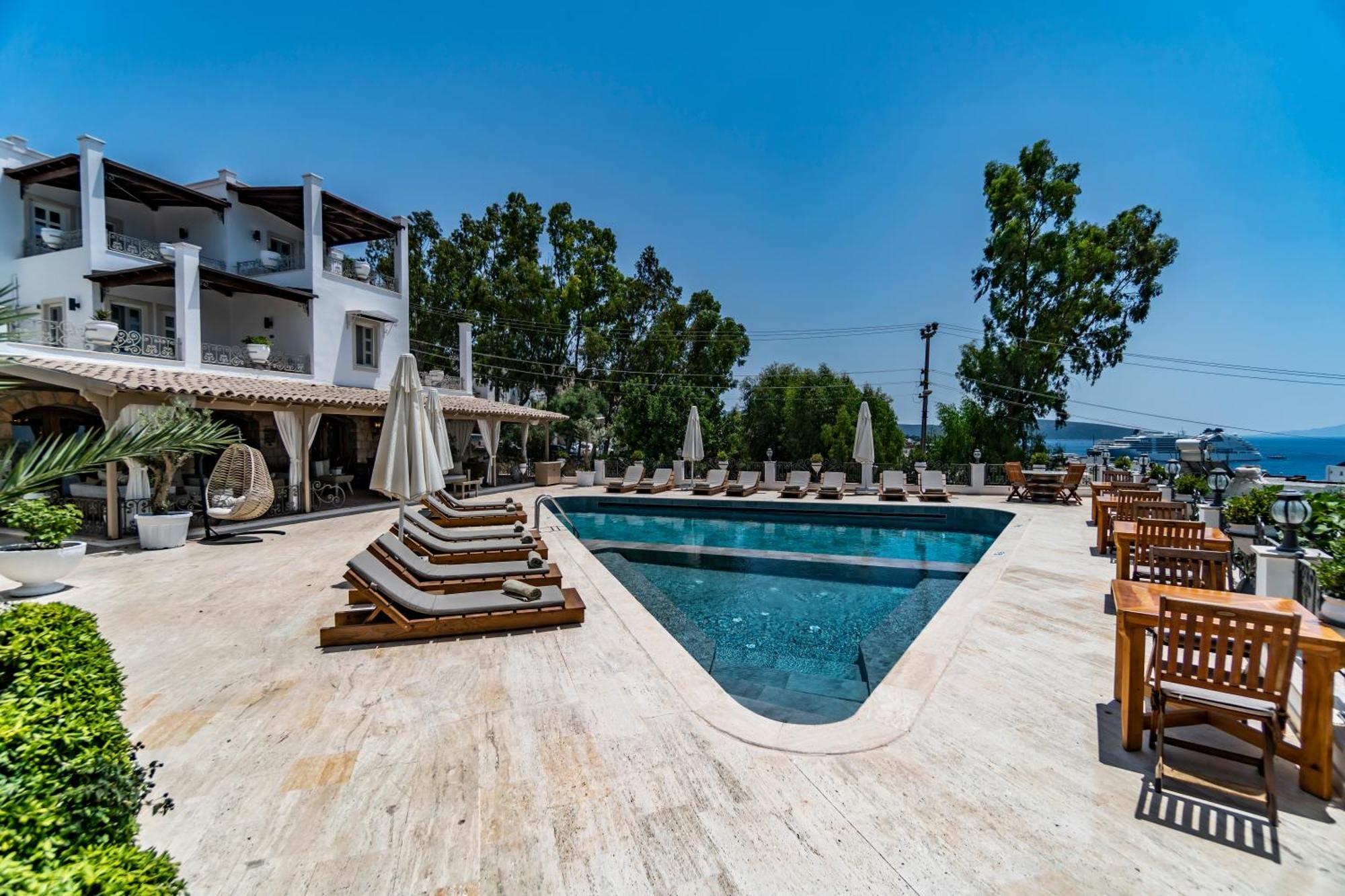 Manzara Boutique Hotel - Adults Only Bodrum Bagian luar foto