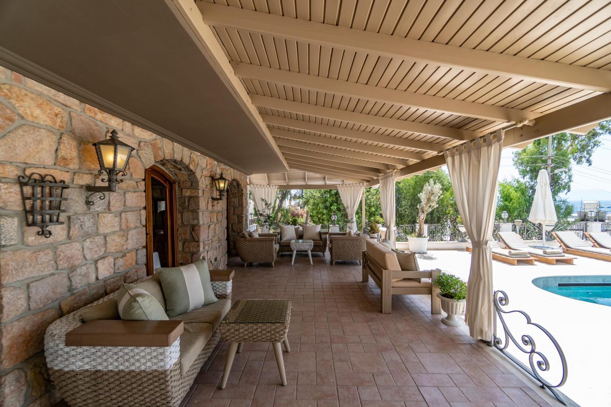 Manzara Boutique Hotel - Adults Only Bodrum Bagian luar foto